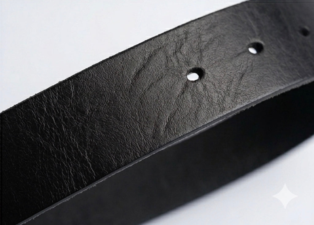 حزام 100% جلد طبيعي - بإبزيم إيطالي عالي الجودة